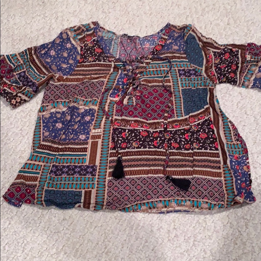 American Eagle Patterned Shirt